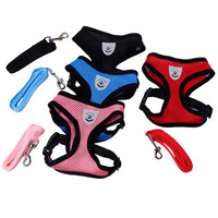 Puppy & Cat Vest Harness With Leash Breathable