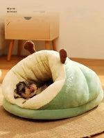 Soft Dog Bed Sofa Warm Plush Pet Kennel