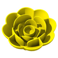 Pet Supplies Silicone Slow Food Bowl Rose Shape