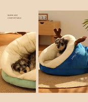 Soft Dog Bed Sofa Warm Plush Pet Kennel