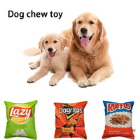 Fun Pet Plush Toys Teeth Cleaning Dog