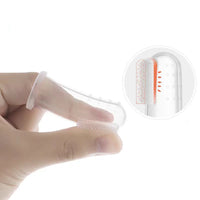 Silicone Soft Pet Finger Cuff Toothbrushes Dog & Cat