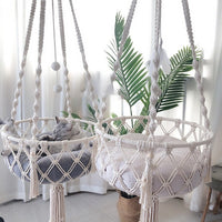 Pet Hammock Cat Swing Hand Woven Cotton Rope