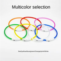 Led Pet Collar Luminous Usb 3 Modes Led Light