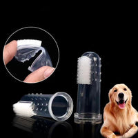 Silicone Soft Pet Finger Cuff Toothbrushes Dog & Cat