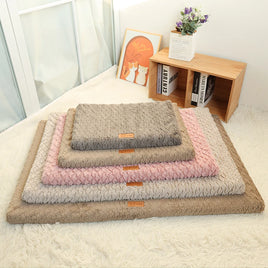 Short Plush Removable Washable Pet Bed