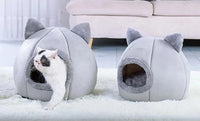 Pet Tent Cave Bed for Cats & Dogs Self-Warming