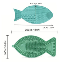 Interactive Fish Shaped Lick Mat