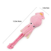 Supet Pet Octopus Plush Rope Toy