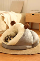 Soft Dog Bed Sofa Warm Plush Pet Kennel