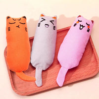 Catnip Toys Cute Thumb Plush Pillow