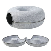 Donut Cat Bed for 2 Cute baby