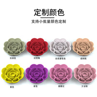 Pet Supplies Silicone Slow Food Bowl Rose Shape