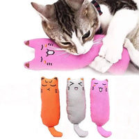 Catnip Toys Cute Thumb Plush Pillow