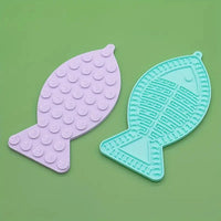 Interactive Fish Shaped Lick Mat