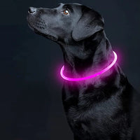 Led Pet Collar Luminous Usb 3 Modes Led Light