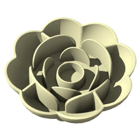 Pet Supplies Silicone Slow Food Bowl Rose Shape