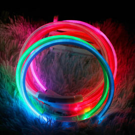 Led Pet Collar Luminous Usb 3 Modes Led Light