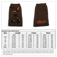 Halloween Dog Clothes Autumn Winter