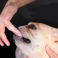 Silicone Soft Pet Finger Cuff Toothbrushes Dog & Cat